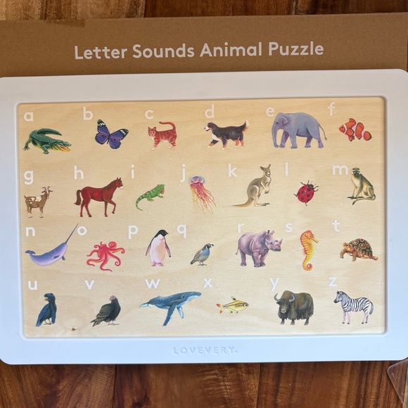 Lovevery Letter Sounds Animal Puzzle - Picture 3 of 6